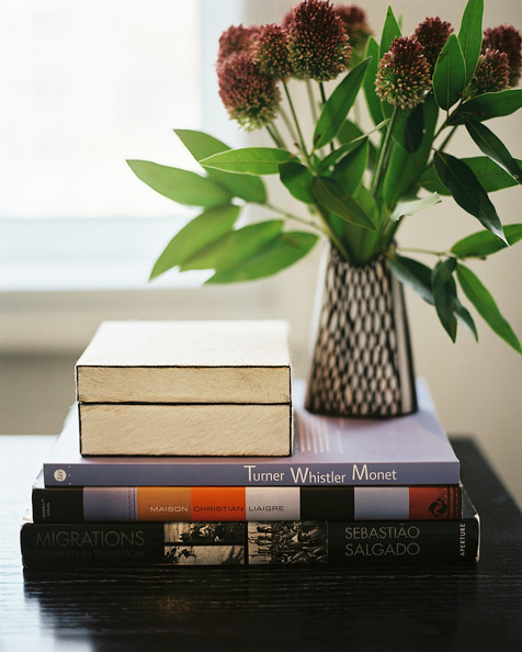 Modern+Decor+stack+books+topped+decorative+e4n3eyrFW0Al_Lonny