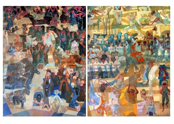 Painéis Guerra e Paz (divulgação Projeto Portinari)